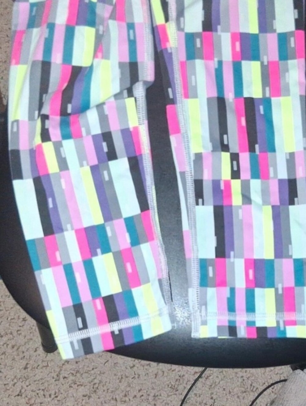 VSX Sport Striped Athletic Leggings - Multicolor - Picture 4 of 4